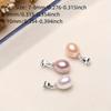 1 Pack 925 Silver Buckle Natural Freshwater Pearl Single Pendant Vintage Classic Necklace Accessory