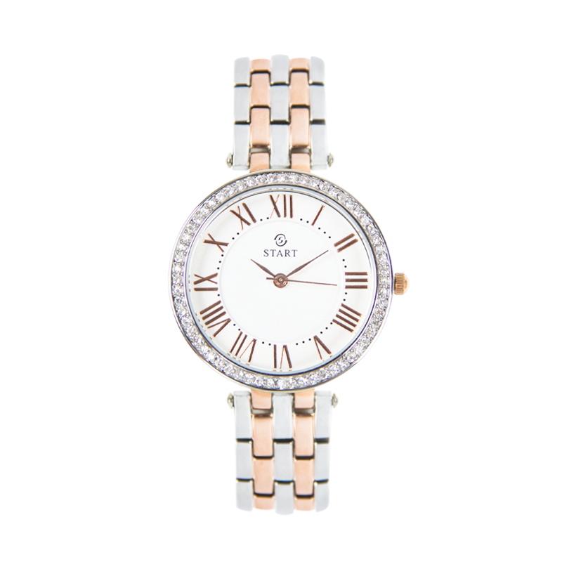 Start Moda kadın saati Kuvars İzle Zarif Roma Alfabesi Kadran Metal kadın saati Çeşitli Renkler
