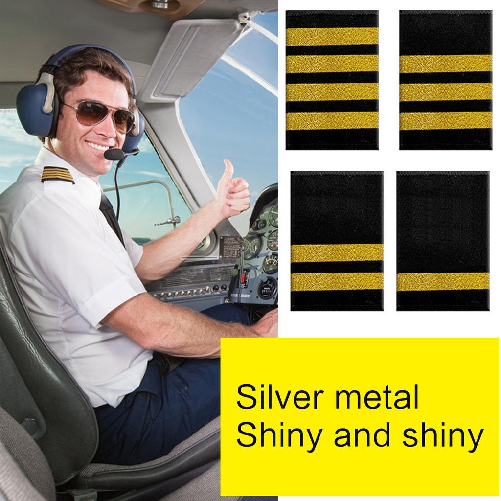 Star Shoulder Epaulettes Stripes Security Uniform Accessories Chevron Professional Security Guard Epaulets Chevron