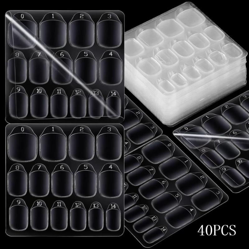 Double-sided Nail Tape 24PCS Ultra Thin Nail Adhesive Tabs For Press-type Nail Art Comfortable To Wear For Daily Use