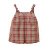 Sancai Women's Plaid V-Neck Sleeveless Top