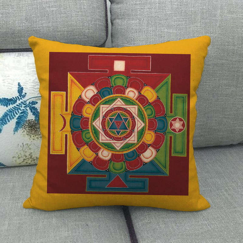 Geometric Pattern Collection Digital Printing Short Plush Pillow Covers For Car Sofa Office Cushion Cover Home Goods
