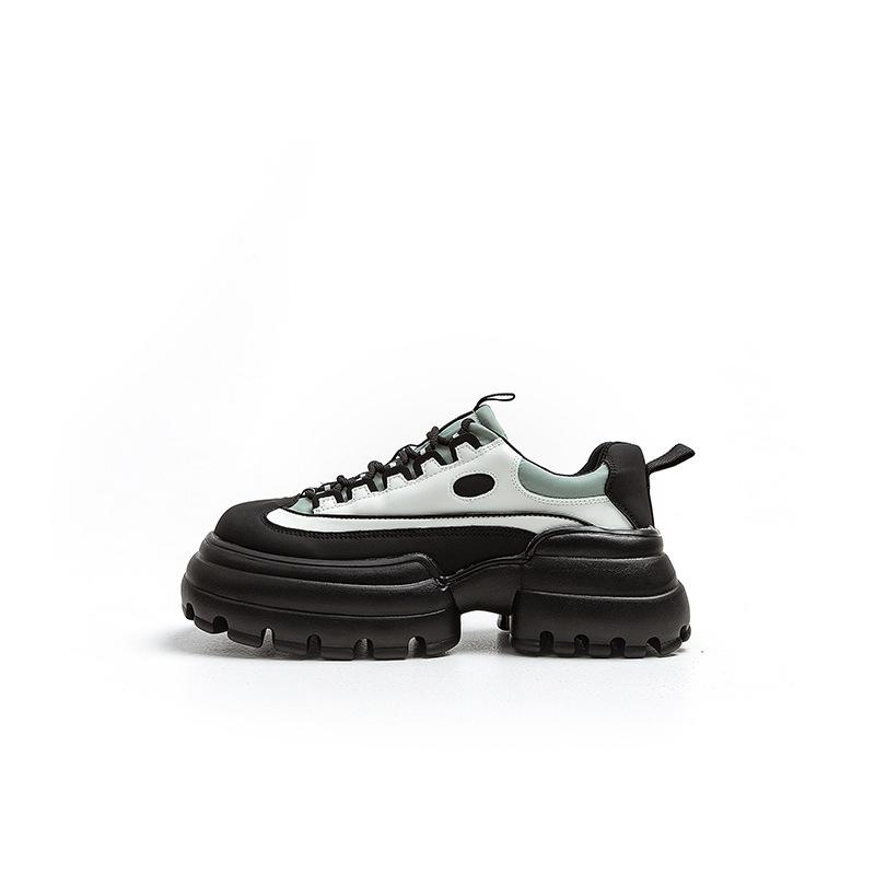 Dad's Shoes Women's  New Spring  Autumn Season Thick Sole Shoe Color Matching  Platform Shoes Woman Designer Shoes Sneakers
