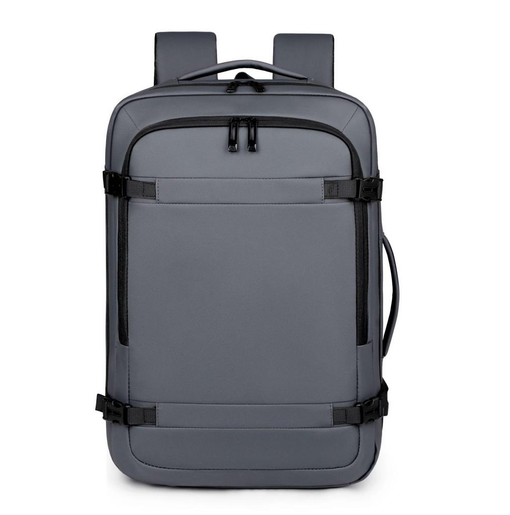 Expandable Men's Travel Backpack: Large, Multifunctional Handbag with Logo Printing Option