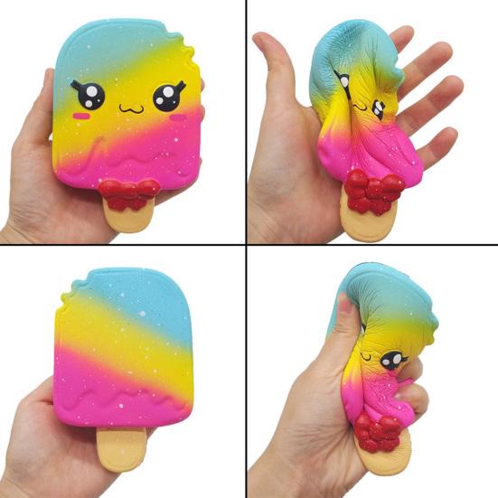 Ice Cream Bar Squeeze Toy Slow-Rising PU Fidget for Stress Relief Cute