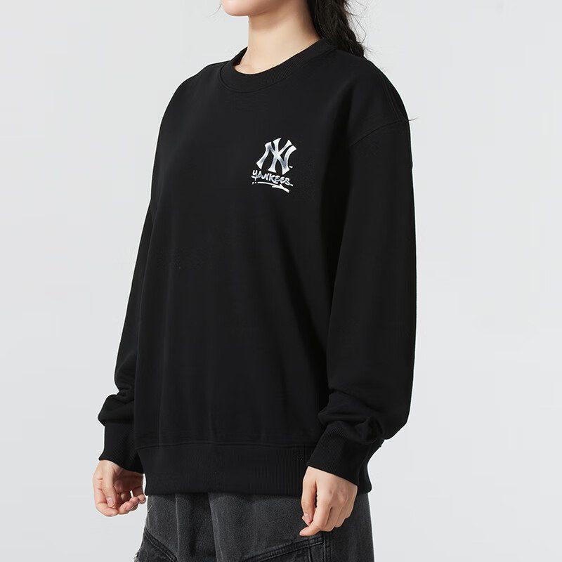MLB New York Yankees Sweatshirt Unisex Black 3AMTB0551-50BKS