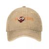 Vintage Pingu Nooters Baseball Cap Unisex Style Distressed Denim Headwear Outdoor Activities Hats