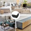 4 Stück Moderne Metallmöbel Sofa Schrankbeine Montage DIY Ersatzbeine Set Möbel Schrankfußbeine Sofa Bett Tischfüße