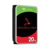 Seagate IronWolf Pro, 20 to, Disque Dur d'entreprise Interne NAS HDD – CMR, 3,5”, SATA 6 Gbits/s, 7 200 TR/Min, 256 Mo de mémoire Ca