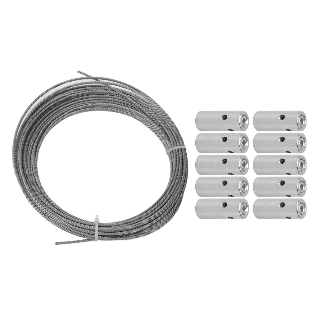 Wire Trellis for Climbing Plants Outdoor Stainless Steel Fastener Green Wall Trellis Kit Cross