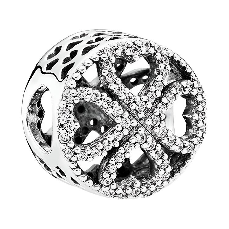 Pandora Love Petal Pendant Women pendant 791808CZ Silver