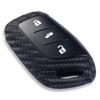 Carbon Fibre Style Car Remote Key Case Shell Fob Holder Cover Bag for MG ZS HS 5 6 EZS for Roewe RX8 RX5 RX3 I6 I5 Accessories