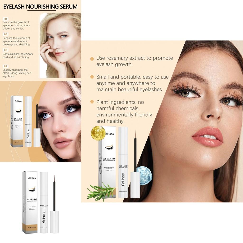 Eelhope Gentle Nourishing Eyelash Serum For Luxuriously Black Lengthened Beautifully Curled Lashes