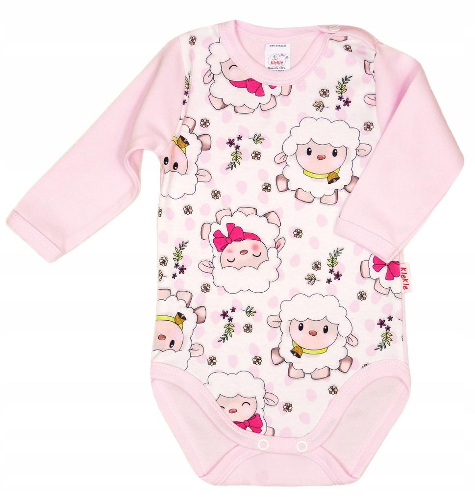 Long Sleeve Bodysuit SHEEP Size 74 KLEKLE