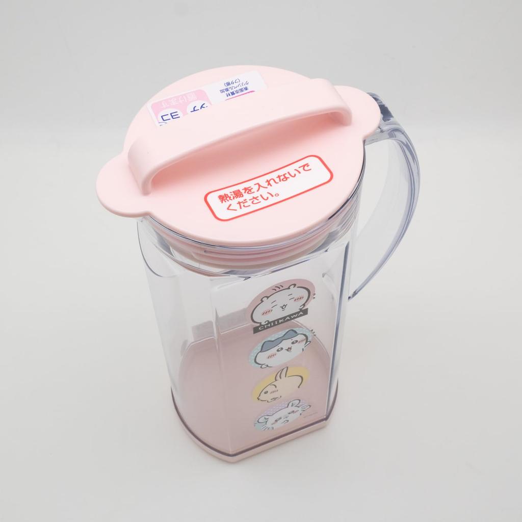 OSK Cold Water Made in CKW26 Pitcher, Vertical/Horizontal, 1.2L, Chiikawa, Jug, Japan, Stain-Resistant, RC-1208
