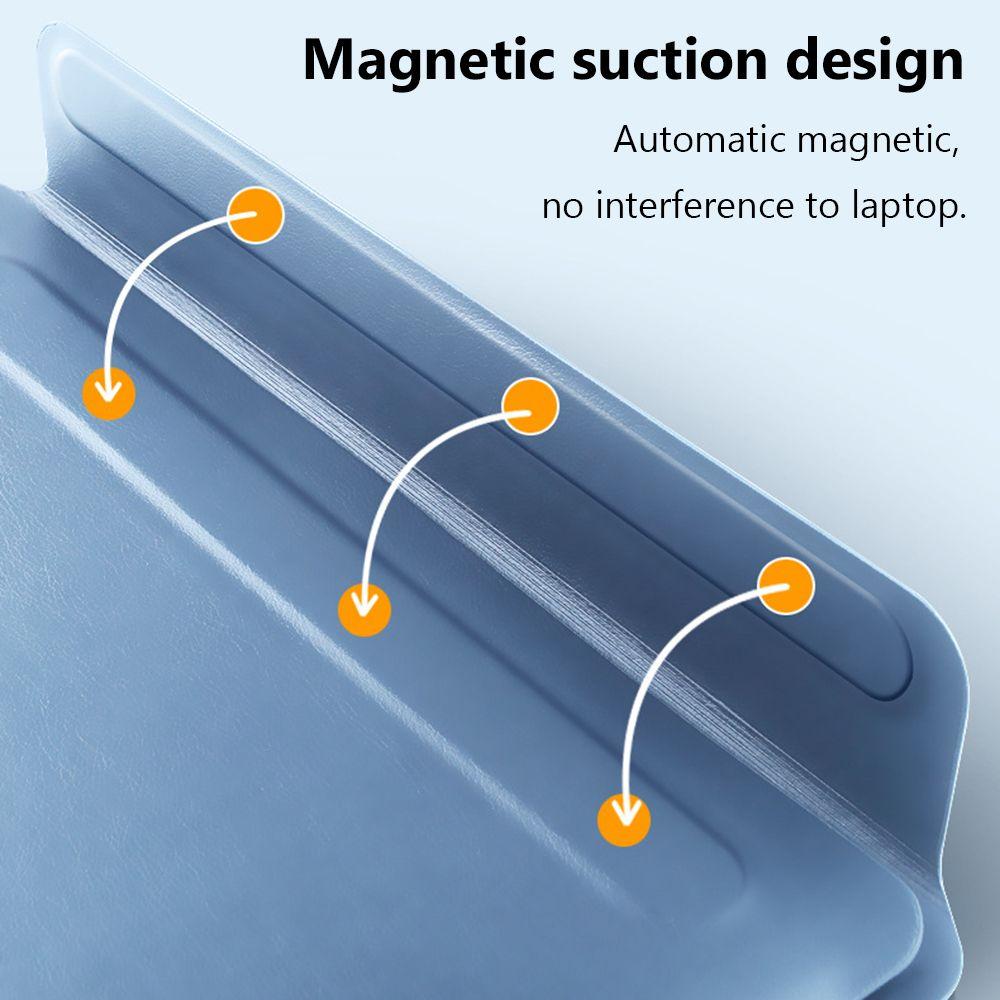11 13 15 inch Professional Cover Pouch PU Leather Stand Case Ultrabook Sleeve Laptop Bag For Xiaomi Huawei Dell Lenovo