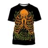 Summer Fashion Cartoon Animation Pattern 3D Printed T-shirt Both Men Fun Personalized T-shirt