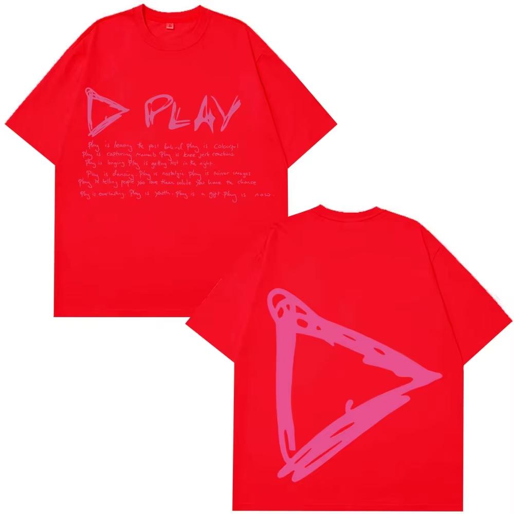 Ed Sheeran Play Tour New Mens TShirt  Stylish Harajuku Street Style Loose Fit Casual Suitable for Couples  Streetwear Top