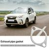 Joint d'échappement de voiture, 2 pièces, haute Performance, améliore l'efficacité du moteur, réduit le bruit, joints de tuyau d'échappement