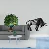 Elegant Resin Peacock Bull Sculpture Collection for Modern Home Office Bedroom Living Room Entryway