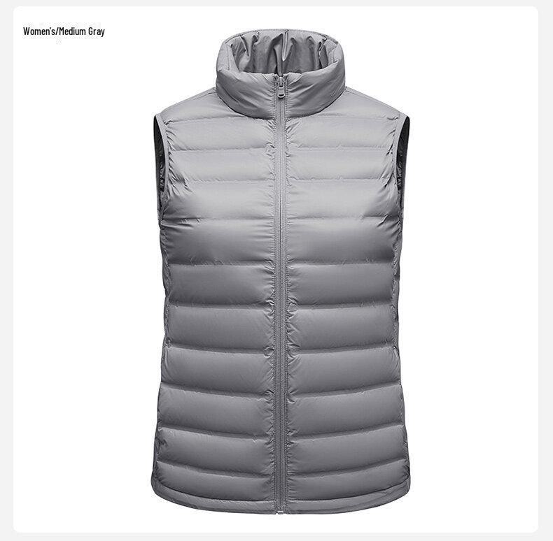 Vysoce kvalitní bezešvá lehká vesta s kachním peřím pro muže a ženy – Jaro/Podzim