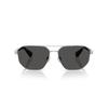Burberry 3166 Metal Alloy Pilot Sunglasses Unisex Sunglasses Black Silver 0BE3166-100587