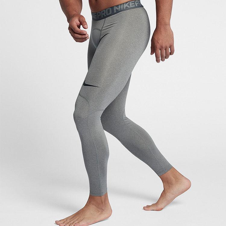 Nike Pro Quick-Dry Training Running Tights Men Bottoms Carbon-Grey CJ5121-091