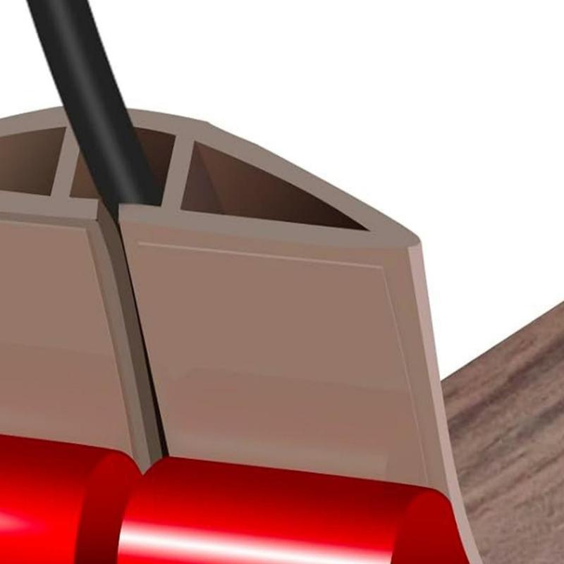 Floor Wire Cover Flexible Cut To Length Cord Concealer For Home Office Flame Retardant PVC Cable Management Channel