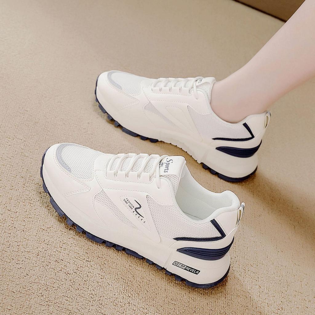 Sneakers Large Size Women's 2025 Spring and Summer Versatile Trend Women's Shoes Dad Forrest Gump Running Shoes Fashion Single Shoes Women