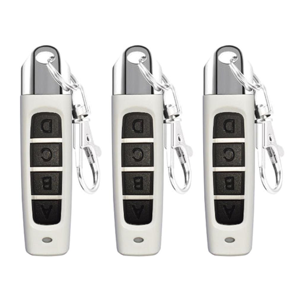 3pcs Easy To Use Copy Remote Controller Universal Garage Door Wireless Cloning Key Fob for Electric Openers Car Alarms