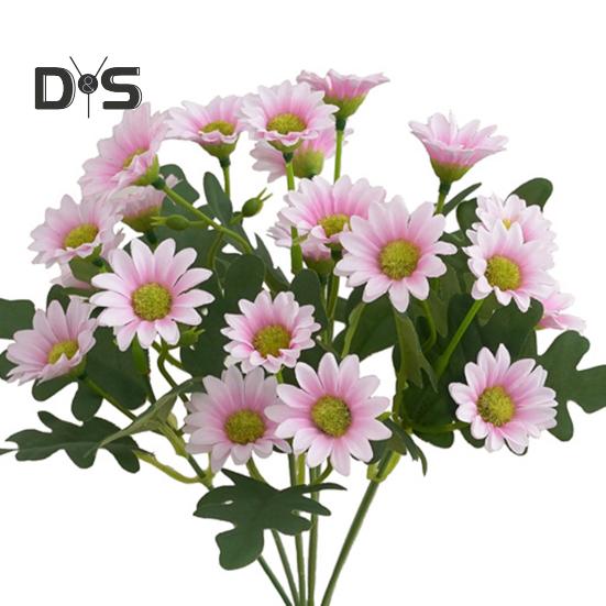 Artificial Flower Plastic Beautiful Bright Colored Aesthetic Simulation Chrysanthemum