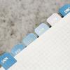 Fromthenon Magic Color Index Sticker Diary Planner Foil Gold Monthly Bookmark Notebook & Journal Month Tab Decorative Stationery