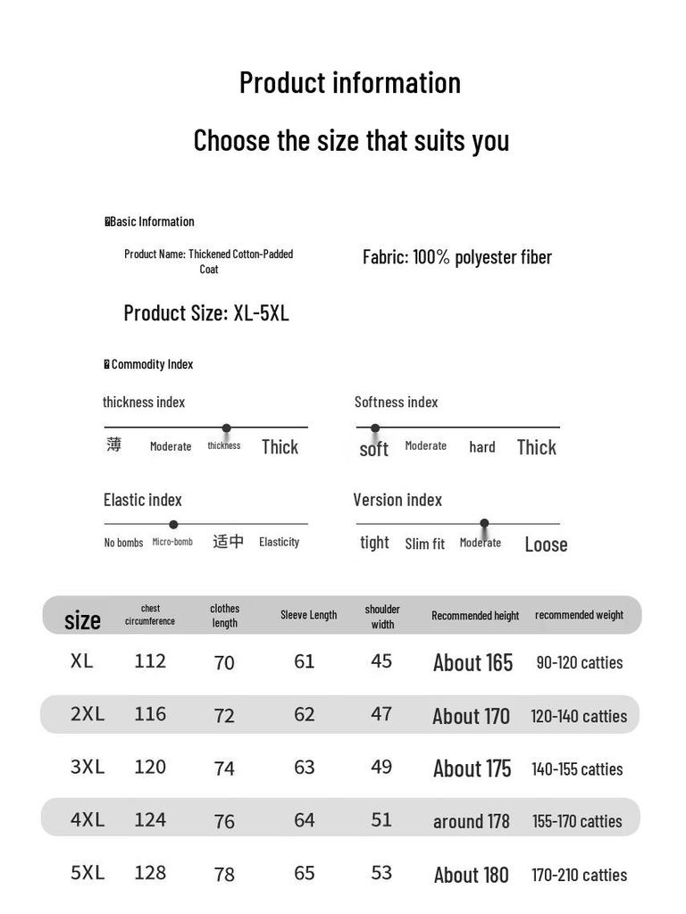 Pierre Cardin Men's Winter Warm Hooded Padded Jacket