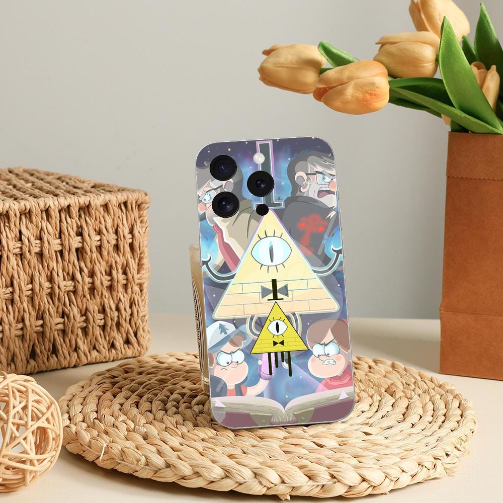 Gravity Falls Comic Anime Phone Case For Iphone 16 15 11 13 14 Pro Max 7 8 Plus X Xr Xs Max Se2020 12mini Transparent Cover