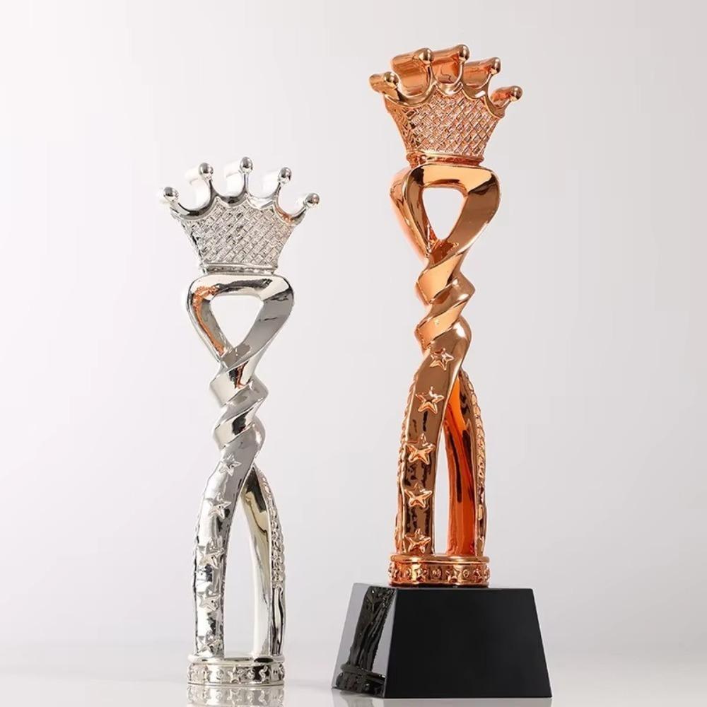 Crown Small Prize Cup Resin Winner Award Trophy Toy New Resin Award Trophy  Kindergarten Kids Gift