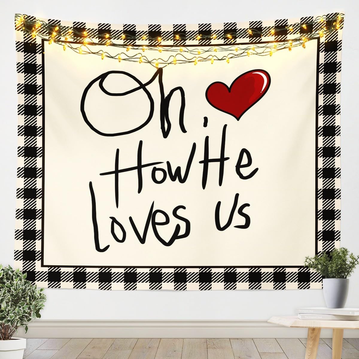 

Santa Claus Tapestry Red Car Tapestries Art Home Decoration Bedroom Decor Living Room Door Green Trees Tapestry Wall Hanging 90x75cm