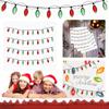 4/8/16 PCS Christmas Lights Mini Sticker Paper Self-Adhesive Stickers Ornament Sticker for Envelope Journal Decor Party Supplies
