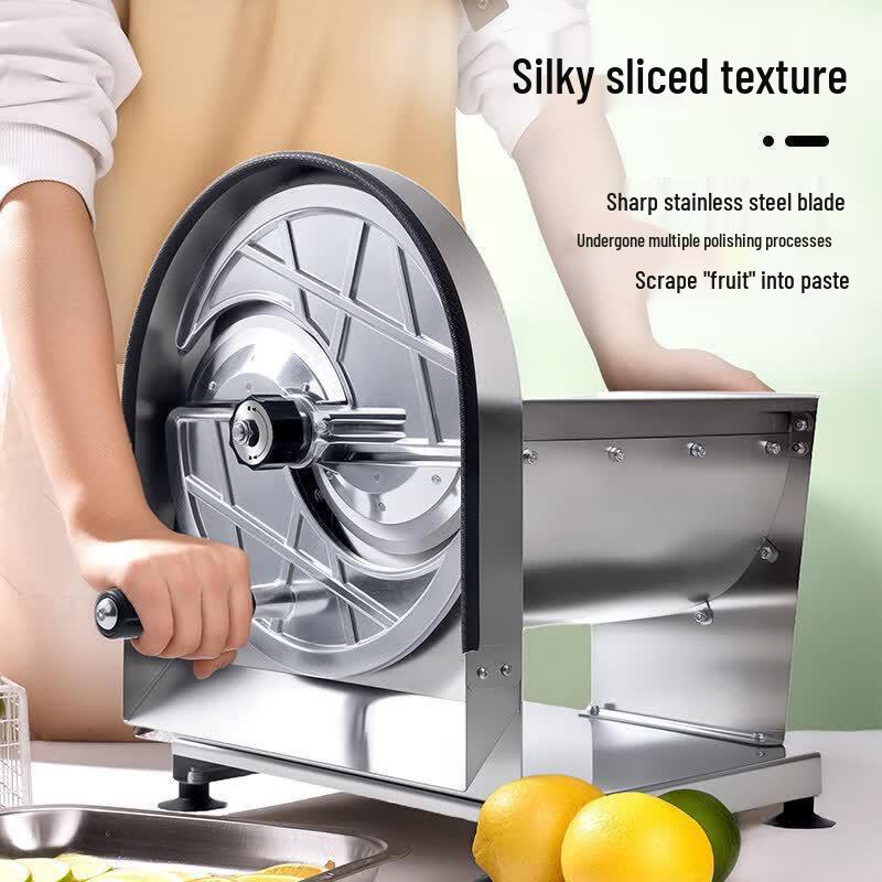 Bamboo Electric Manual Fruit and Vegetable Slicer