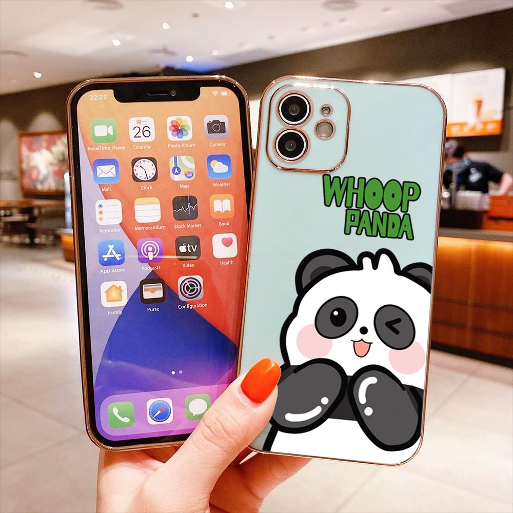 Bunte Druckmuster Quadratisches Randmuster Gehäuse Überzogene Telefonschale Luxus-Beschichtung Weiche Telefonhülle für iPhone Motorola Moto OnePlus Samsung