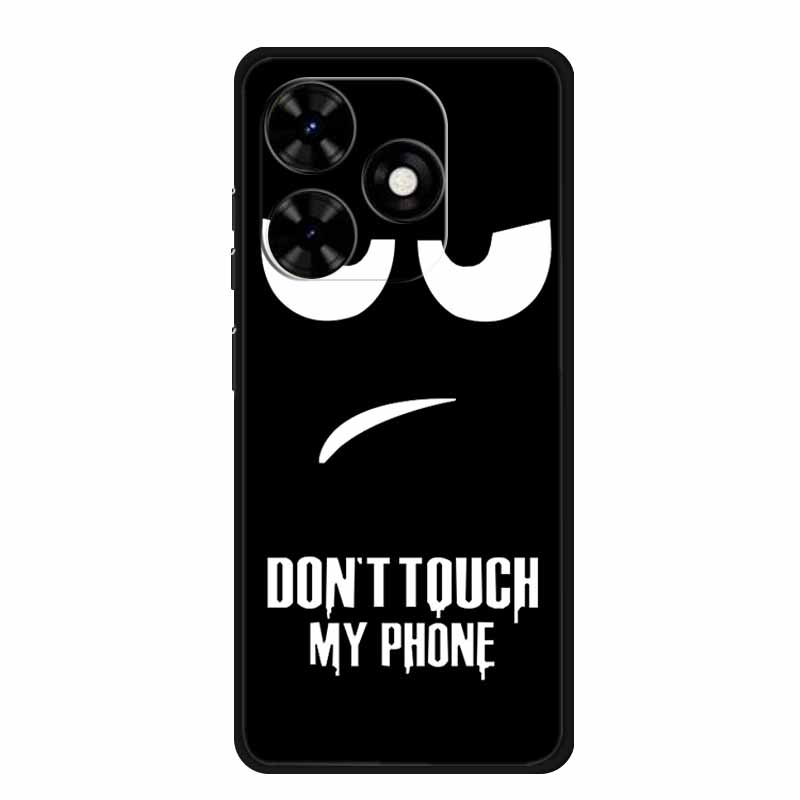 Case For Tecno Spark Go 2024 Animals Painted TPU Silicone Soft Phone Cover for Spark Go2024 BG6 Protector Wolf Shockproof Para