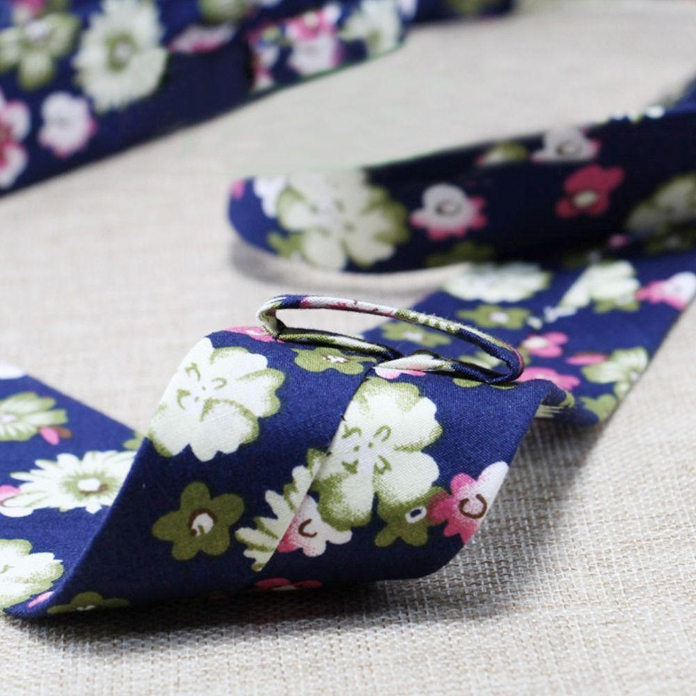 6 cm Květinová kravata Roztomilá kravata Módní bavlněná kravata Pánská Dámská