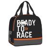 Ready To Race Lunchtasche Tragbare Rennkühlbox Thermisch isolierte Bento-Box Für Frauen Kinder Schulkinder Picknick Lebensmittel-Tragetaschen