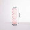Bubble Glass Flower Vase Flower Bottle Vase Decoration Home Vases for Flower Aesthetic Room Decor Decorative Colored Vases