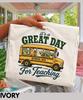 It's A Great Day For Teaching Shirt, Funny School Bus Animal Graphic Tee, Teacher Appreciation Gift,Cute Teacher Gift Idea,Teacher Life Tee