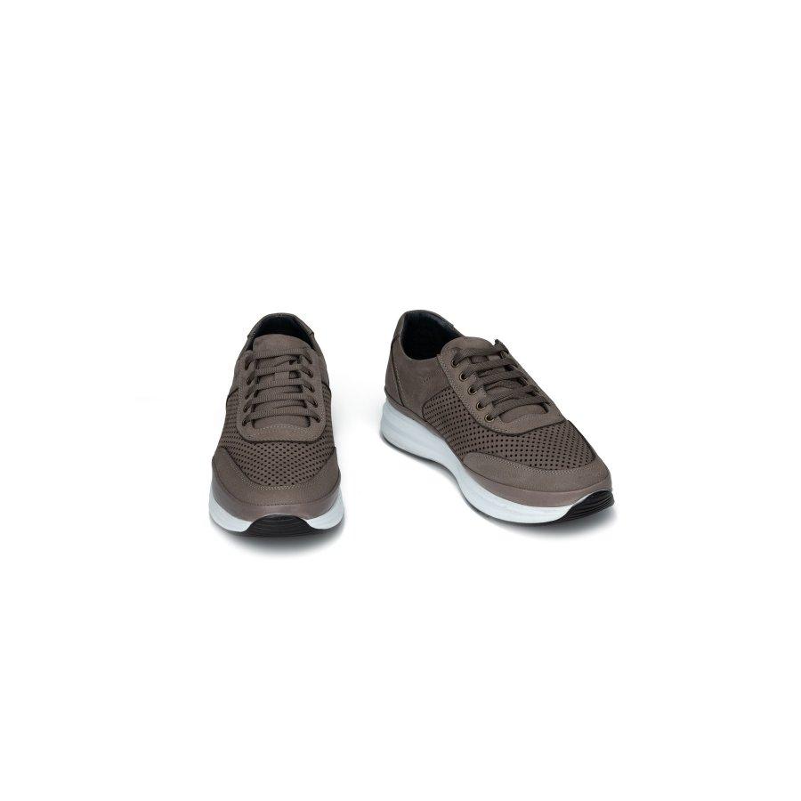 Men's Genuine Nubuck Leather Anatomical Sole Casual Comfort Shoes