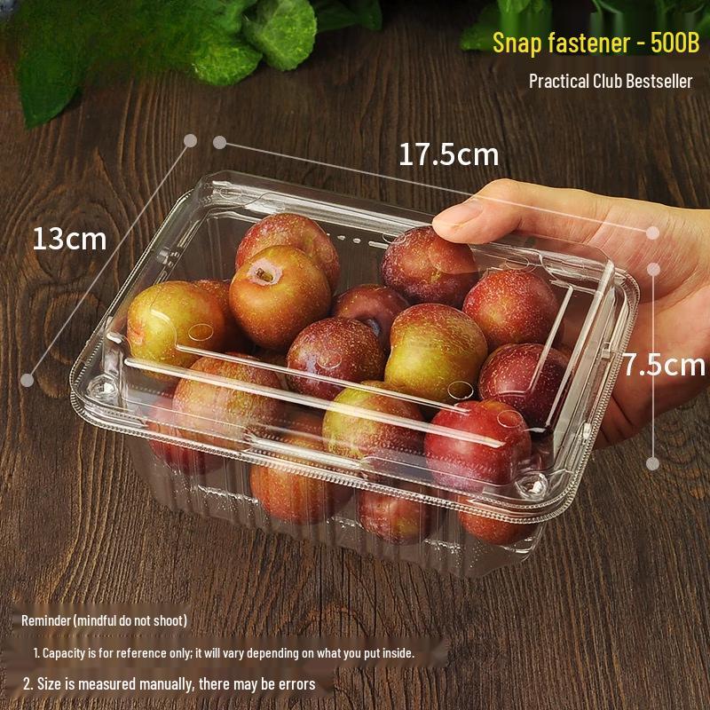 Handun Disposable Round Plastic Fruit Container