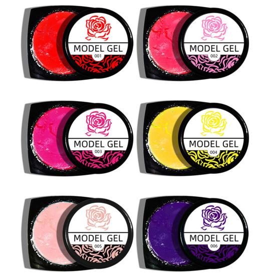 Yousheng 5g 4D Model Glue Carved Soft Firm And Durable Three-dimensional Shaping Non-stimulating Easy To Heal DIY No Odor Good Moisturizing Nail