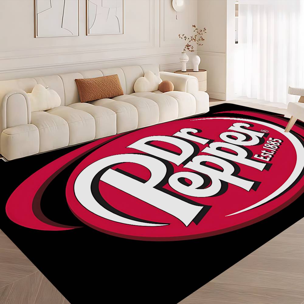 D-Dr Pepper Bathroom Mat Anti-slip Absorb Water Long Strip Cushion Bedroon Mat Welcome Doormat