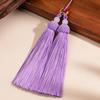 Lightweight Keychain with Double Tassels Multipurpose Vertical Tassels Decoration for Keys Purses Backpacks
