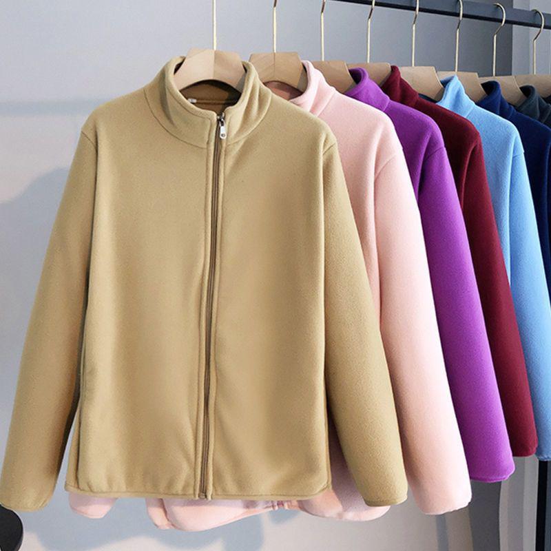 Women's Dual-Sided Fleece Jacket - 2025 Thickened Outdoor Hoodie for Autumn/Winter